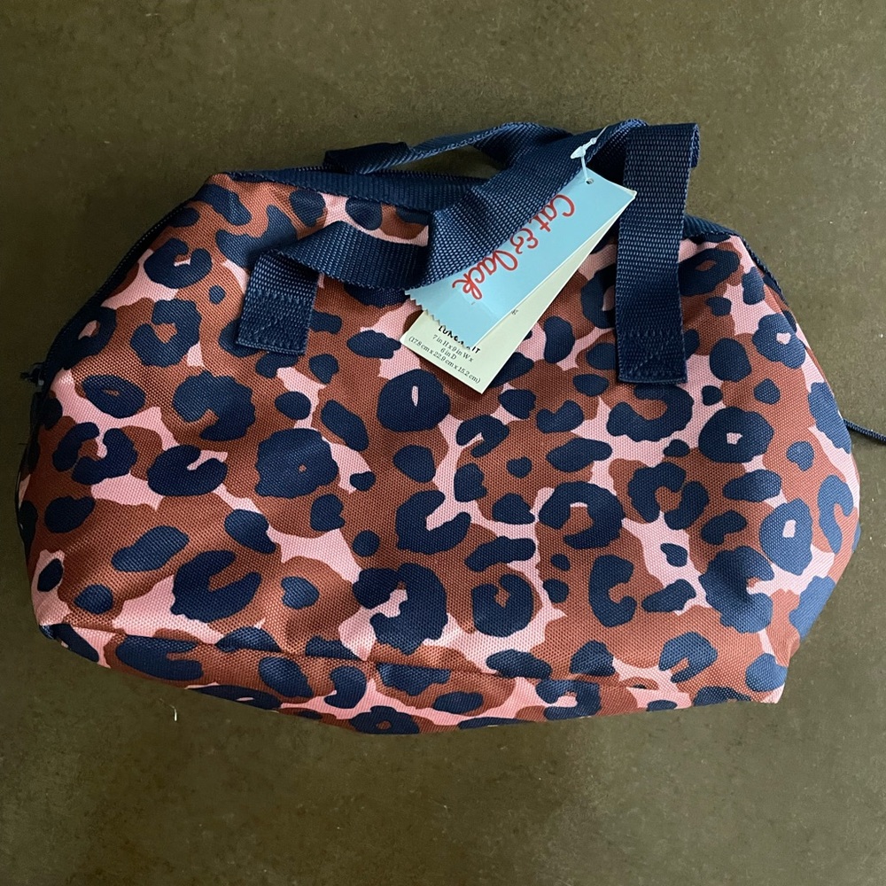 Cat and Jack Leopard Lunchbox - brand new